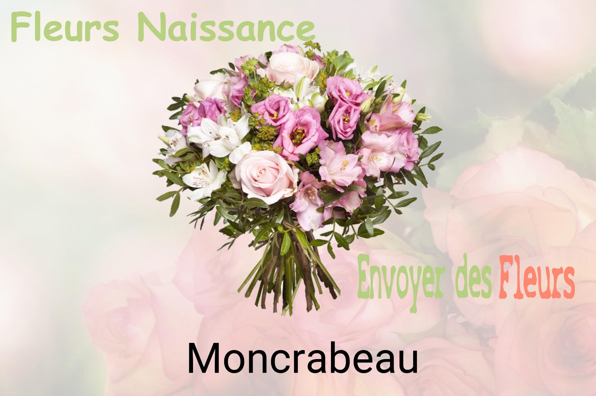 Bouquet de fleurs de naissance livré à Moncrabeau